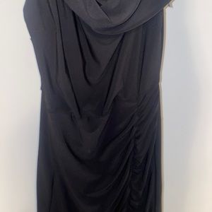 Black mini dress